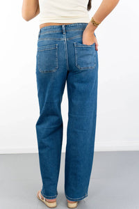 Risen - Raquel Relaxed Wide Leg Tie Jeans