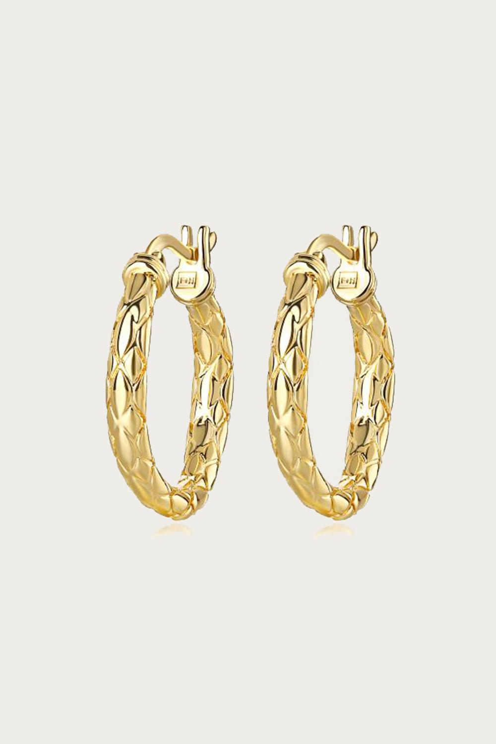 SNAKESKIN HOOPS