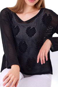 French Kyss - Crochet Heart Top