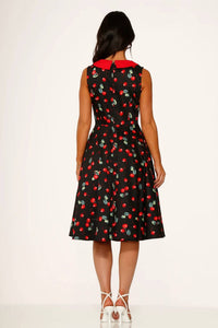 Orchid Bloom - Cherry Swing Dress