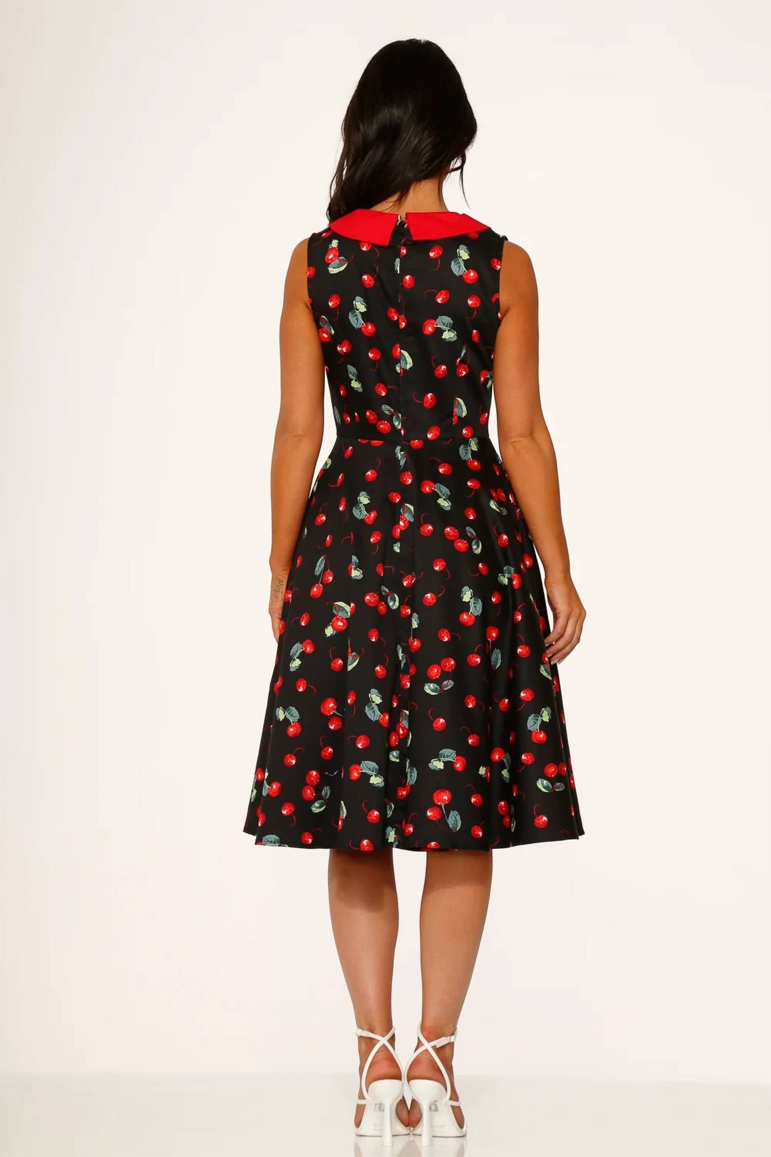 Orchid Bloom - Cherry Swing Dress