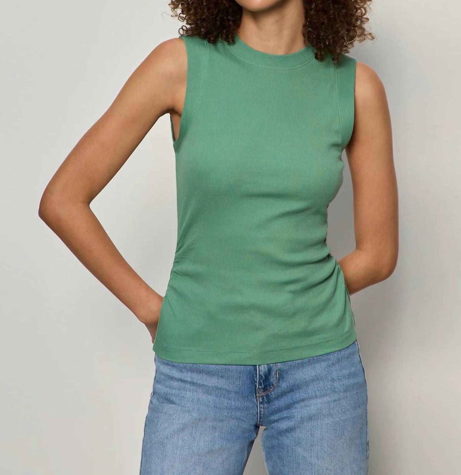Sanctuary - Ribbed Ruched Tank