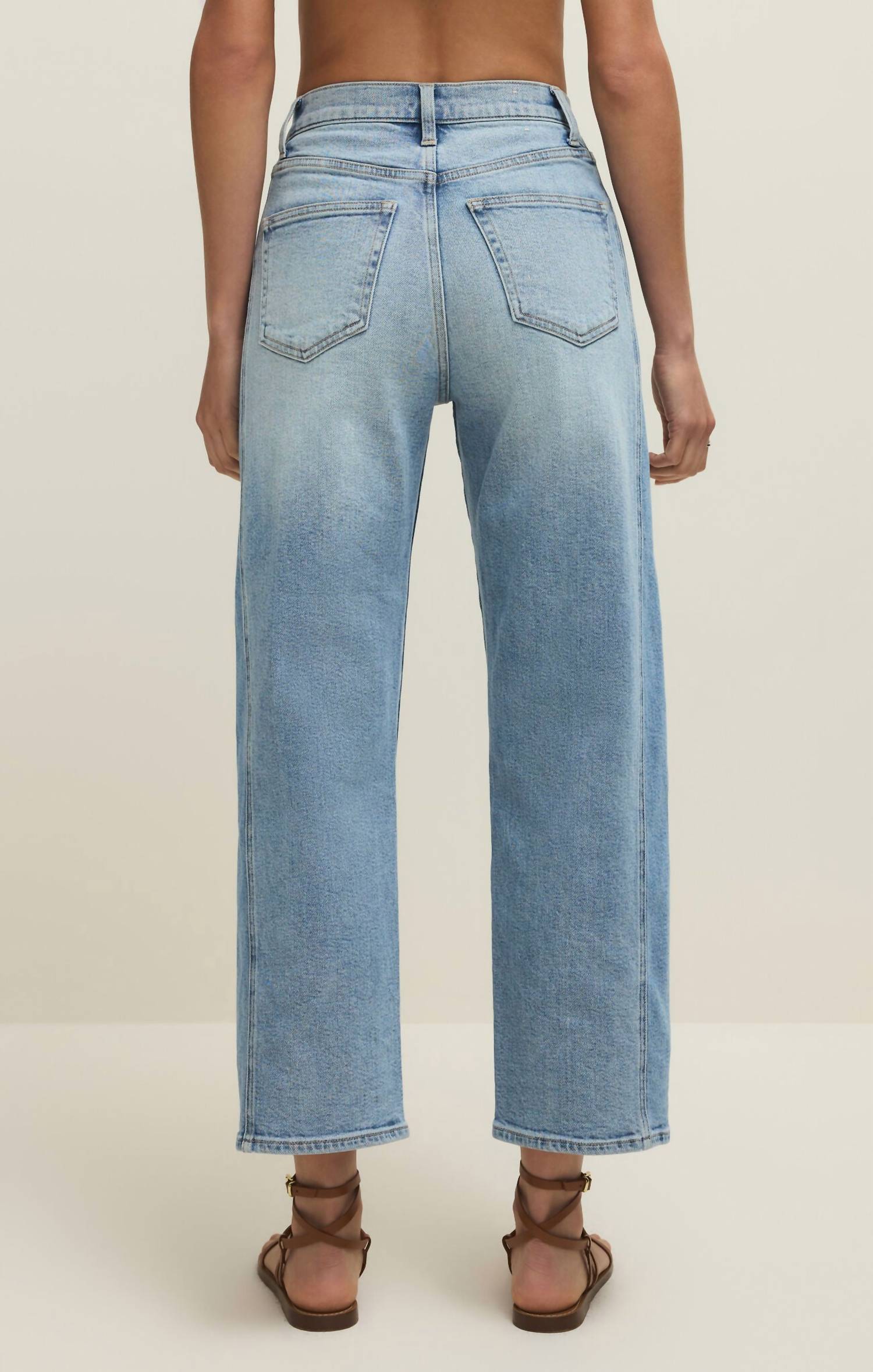 Z Supply - Luna High Rise Crop Bowed Jeans