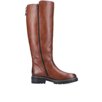 Remonte Women's Stefanie 72 Boot in chestnut - women's shoe - detail view