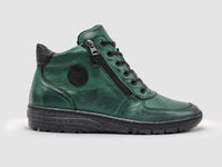 Kcr Group - Women's Everyday Wool-lined Zip-up Leather Boots