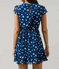 Sugarlips - Elodie Dot Aviella Ruffle Mini Dress