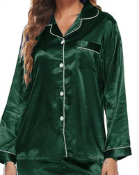 Wholesalesir - Button Up Pajamas For Long Sleeve Soft Set