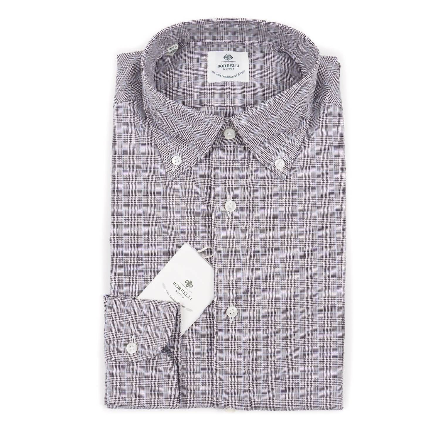 Luigi Borrelli Napoli - Men's Regular-fit Cotton Dress Shirt