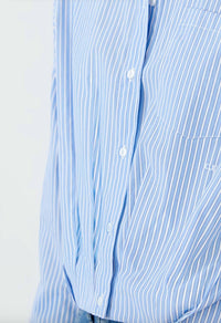 Oui - Striped Elasticated Hem Blouse