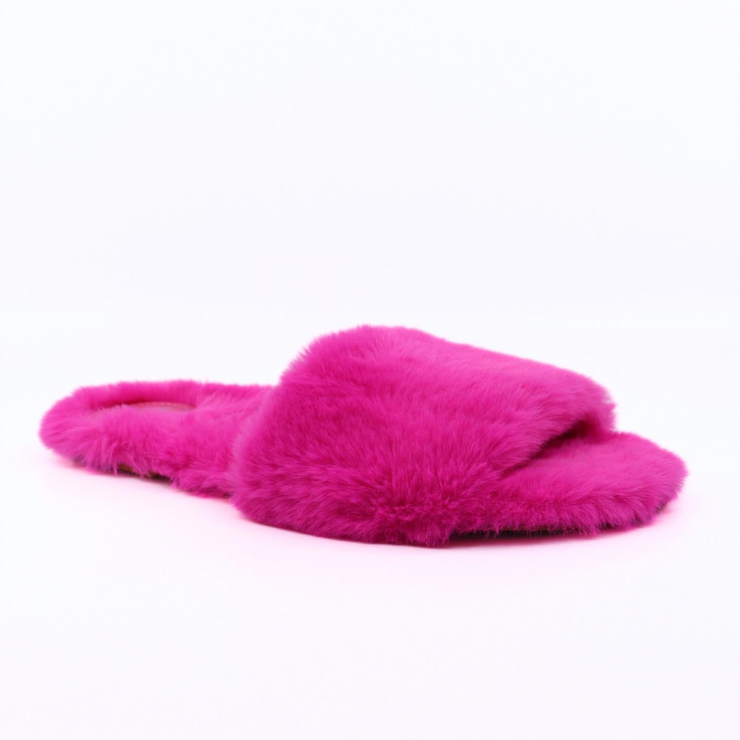 solei sea Women's Averie Slippers in hot pink - women's shoe - alternate view