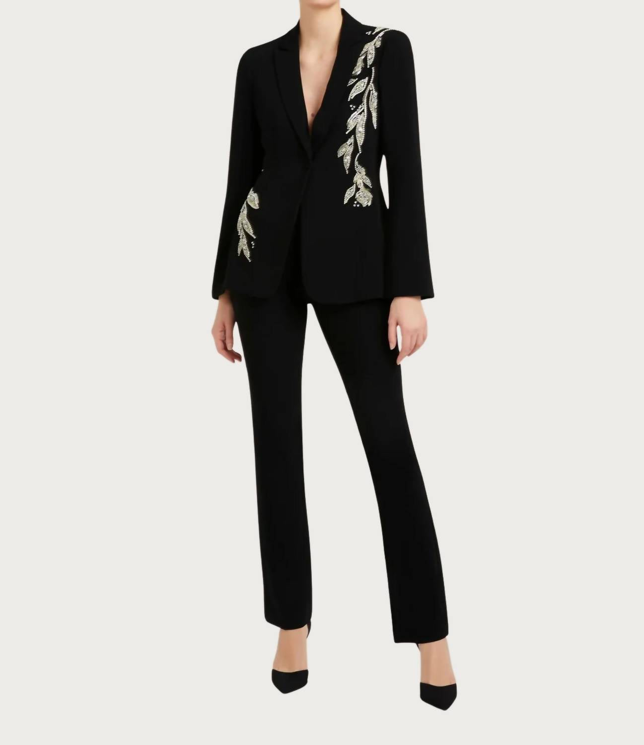 cinq a sept Kerry Straight Leg Pant in black - women's pants