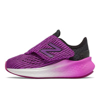 New Balance Kid's Fresh Foam Running Shoe in purple - kids' sneaker - detail view