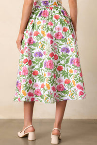 Prosperina - Thena Belted Midi Skirt