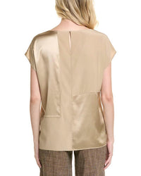 Lafayette 148 - SILK BLOCK PANEL DOLMAN BLOUSE
