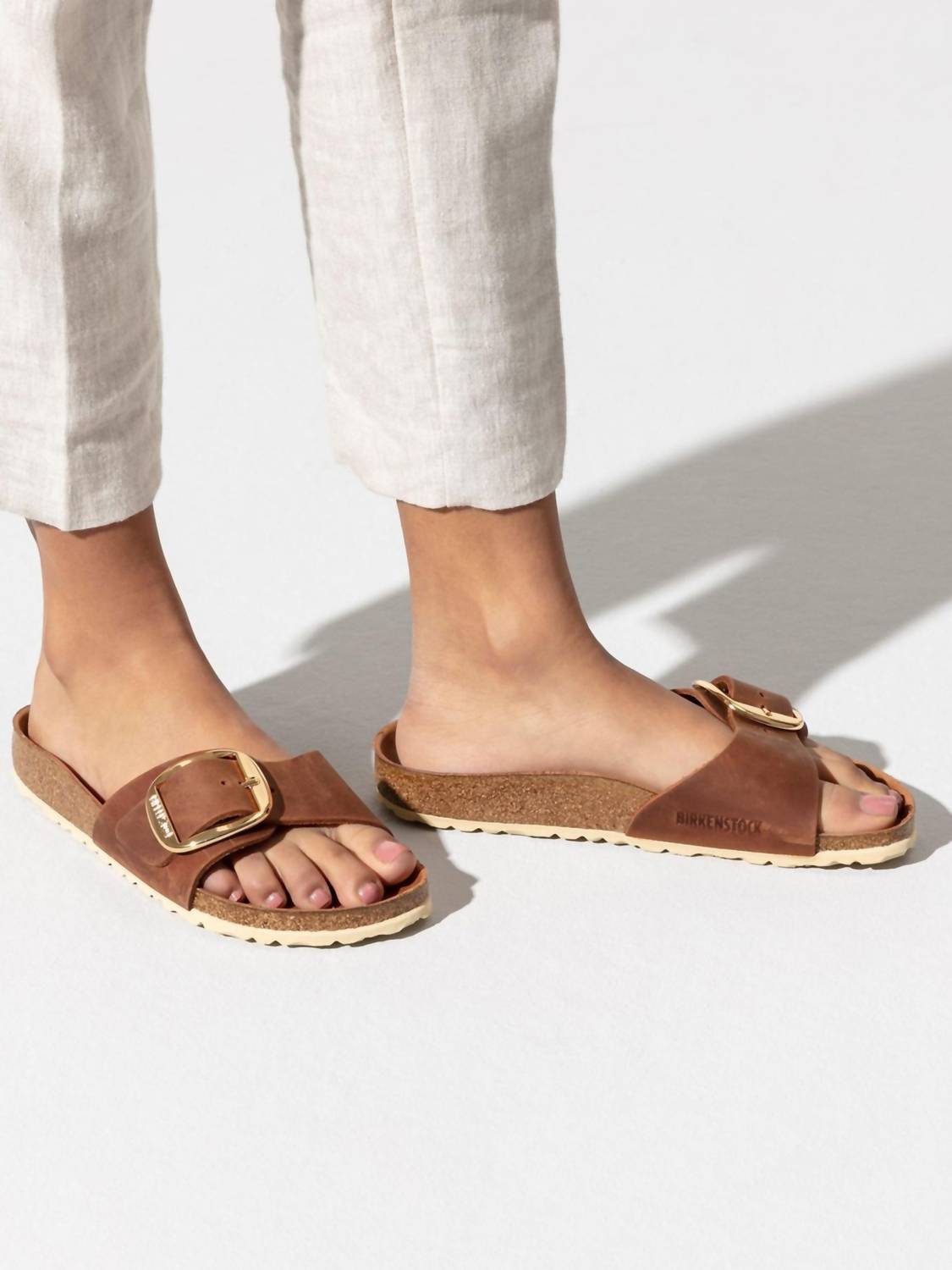 Birkenstock - Women's Madrid Big Buckle Leather Sandals