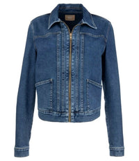 Kut From The Kloth - Genevieve Zip Front Jacket With Slant Pockets