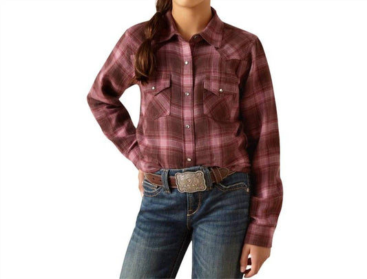 Ariat - Girls Lucky Western Shirt