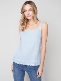 Charlie B - Square Neck Low Hem Cami Top