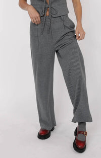 Sage The Label - Day to Day Pinstripe Straight Leg Pants