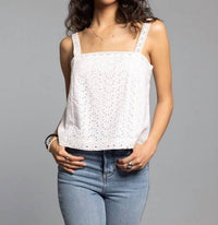 Weekend Los Angeles - Alani Eyelet Tank Top