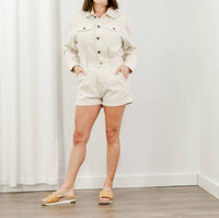 Saltwater Luxe - Denim Short Coverall