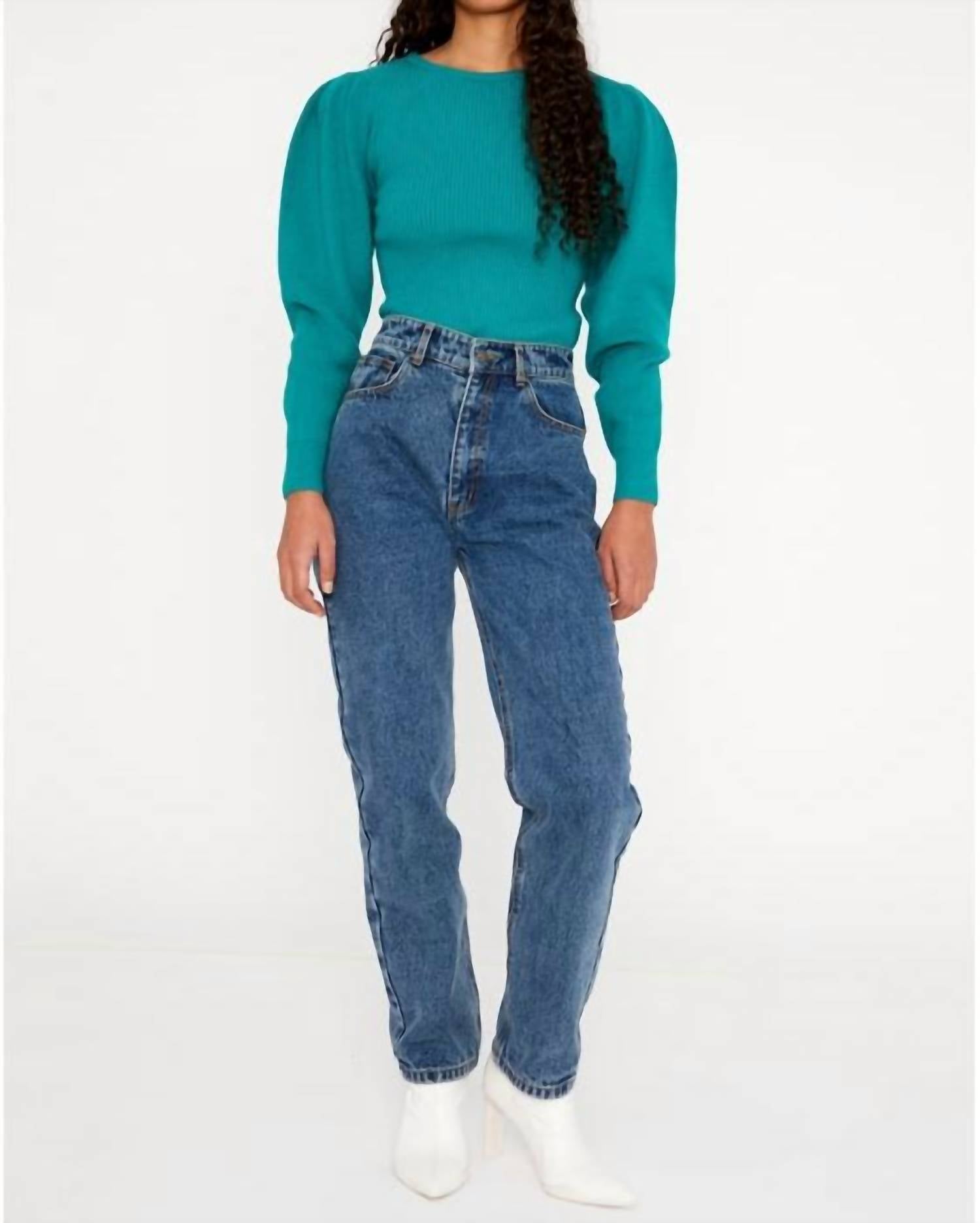 Wild Pony - Round Neck Ribbed Sweater