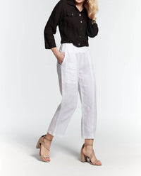 Inizio - Magic Cropped Floral Print Pant