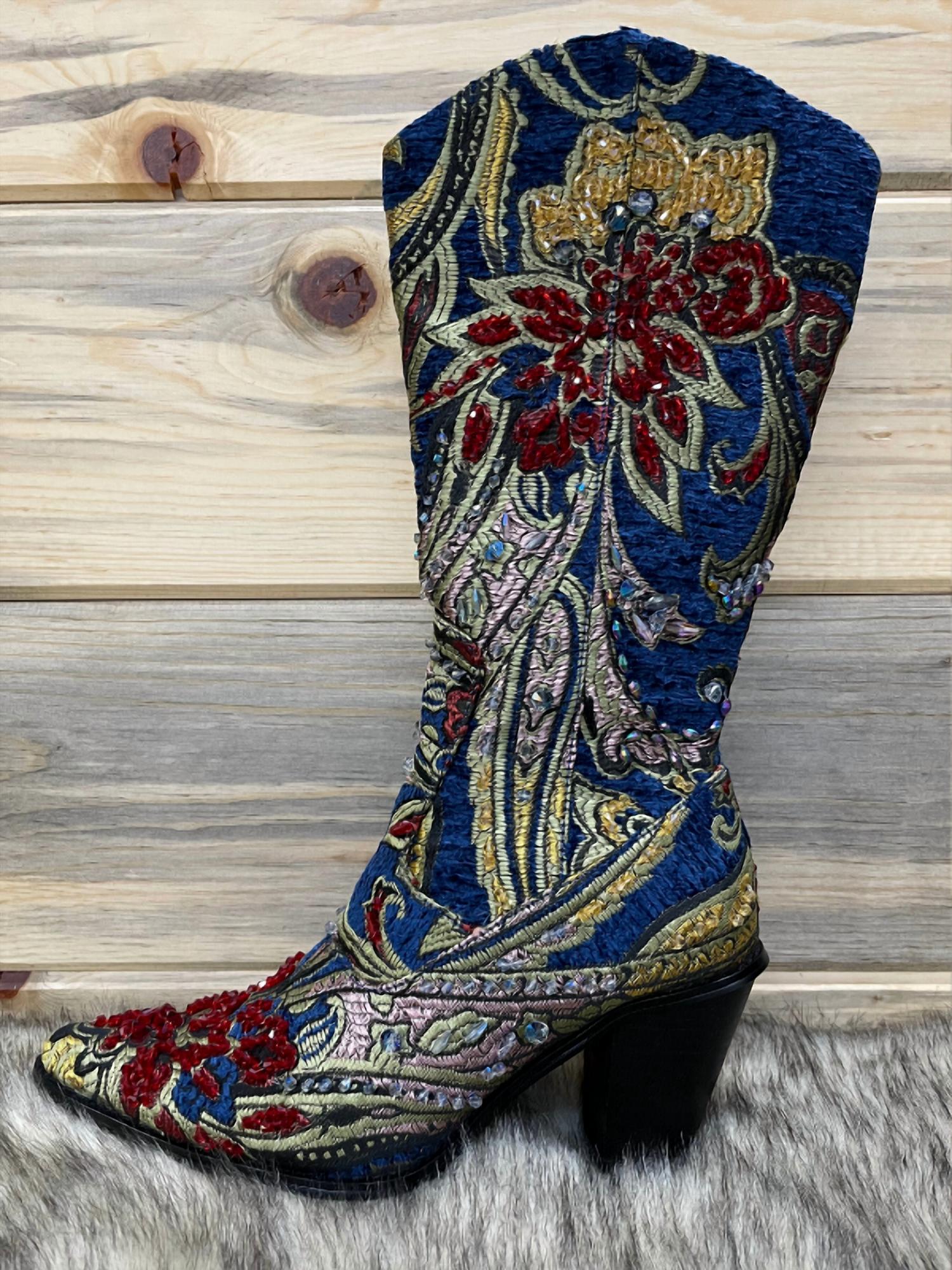 Crystal Embellished Boot