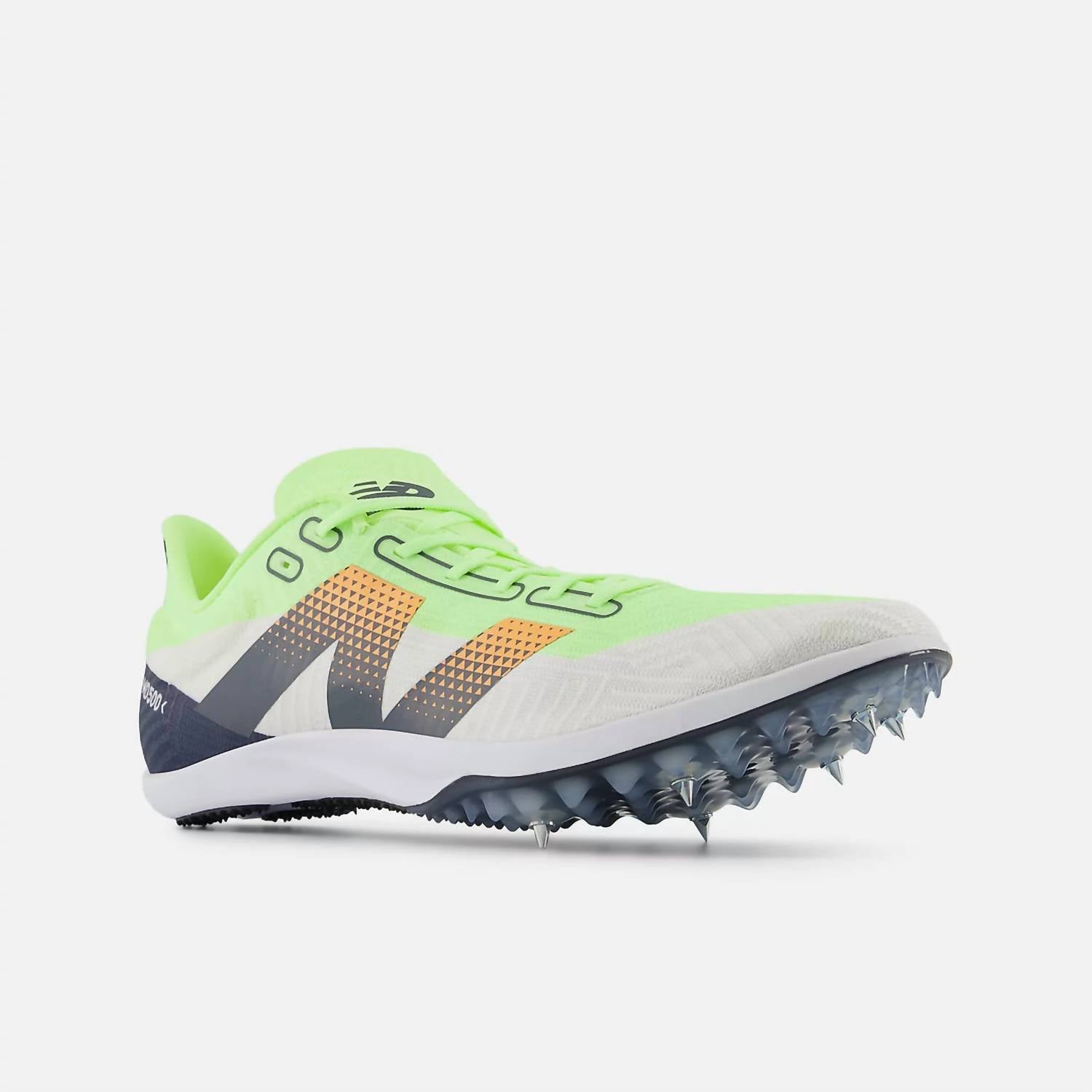 New Balance Men's Fuelcell Md500 V9 Track Shoes in green grey - men's shoe - alternate view