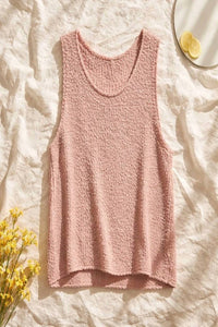 Jade By Jane - Women's Solid Sweater Tank Top