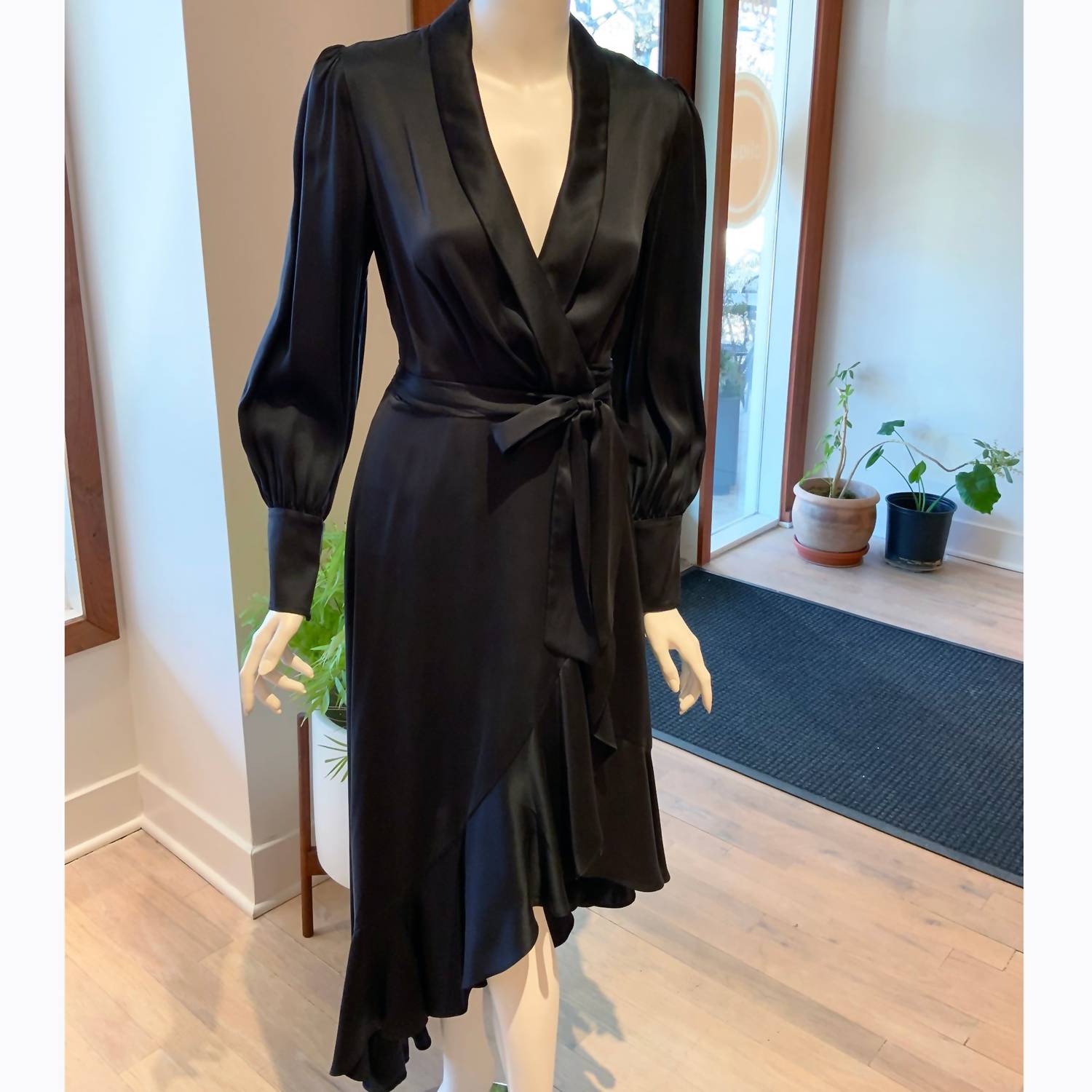 Zimmermann - Silk Wrap Midi Dress