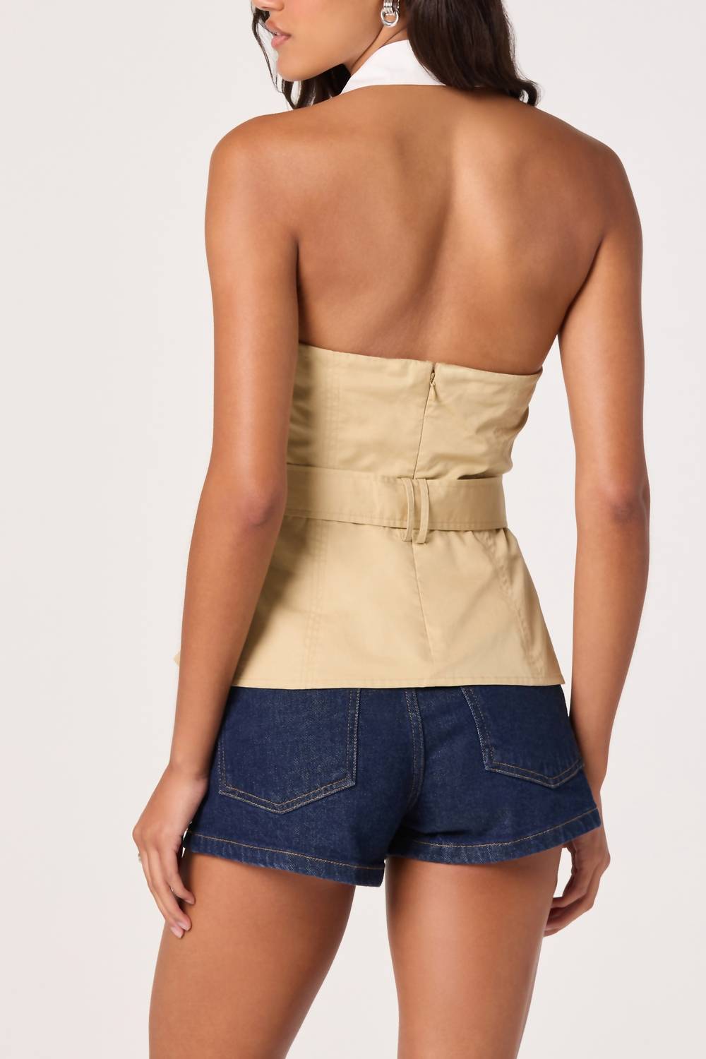 Astr - Collar Halter Top