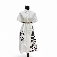 Mimoto - Women's Collared Midi Dress