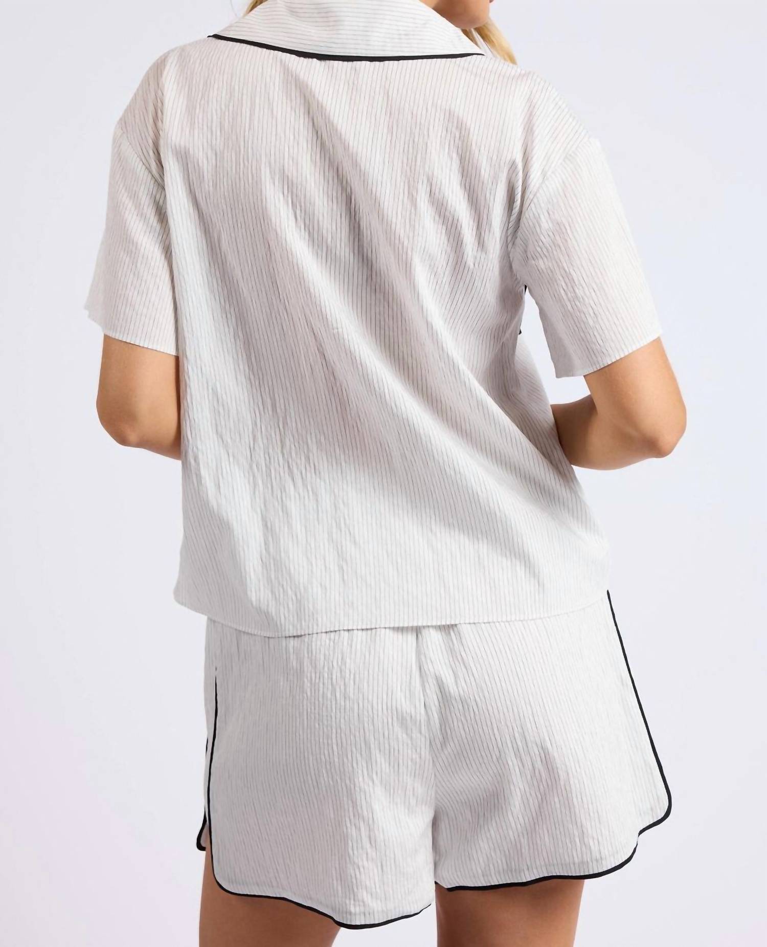Sage The Label - Community Contrast Button-down Shirt