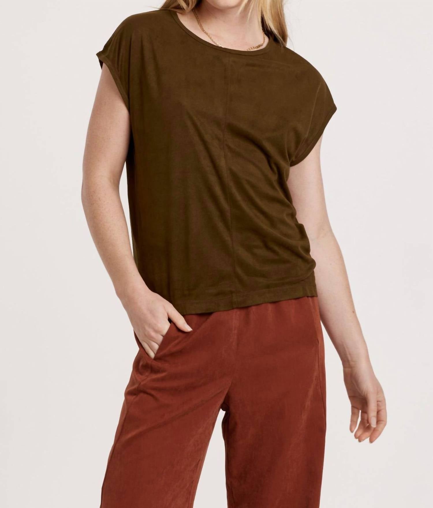 Another Love - Lacey Suede Top