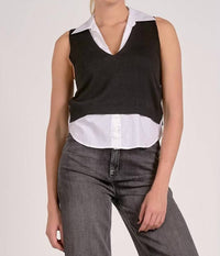 Elan - Yuma Layered Sweater Vest
