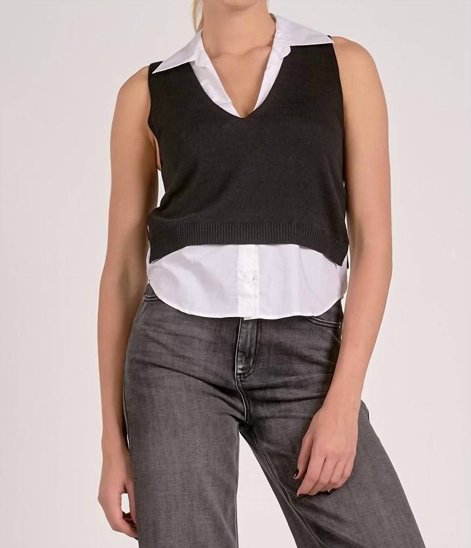 Elan - Yuma Layered Sweater Vest
