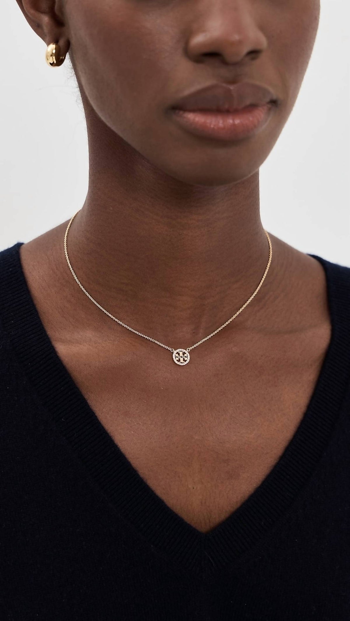 Tory Burch - Miller Pave Pendant Necklace