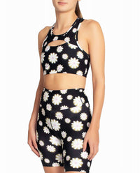 Nicole Miller - Cut Out Racerback Sports Bra