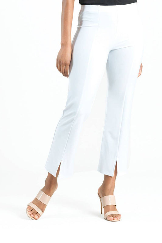 Clara Sunwoo - Center Seam Front Slit Ankle Pant