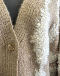 Very J - Women’s Argyle Button Cardigan