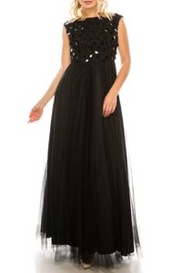Aidan Mattox - Sleeveless Embellished Evening Dress