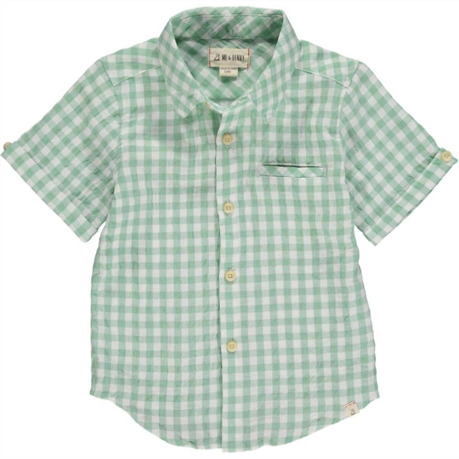 Me & Henry - Men’s Penzance Short Sleeve Shirt