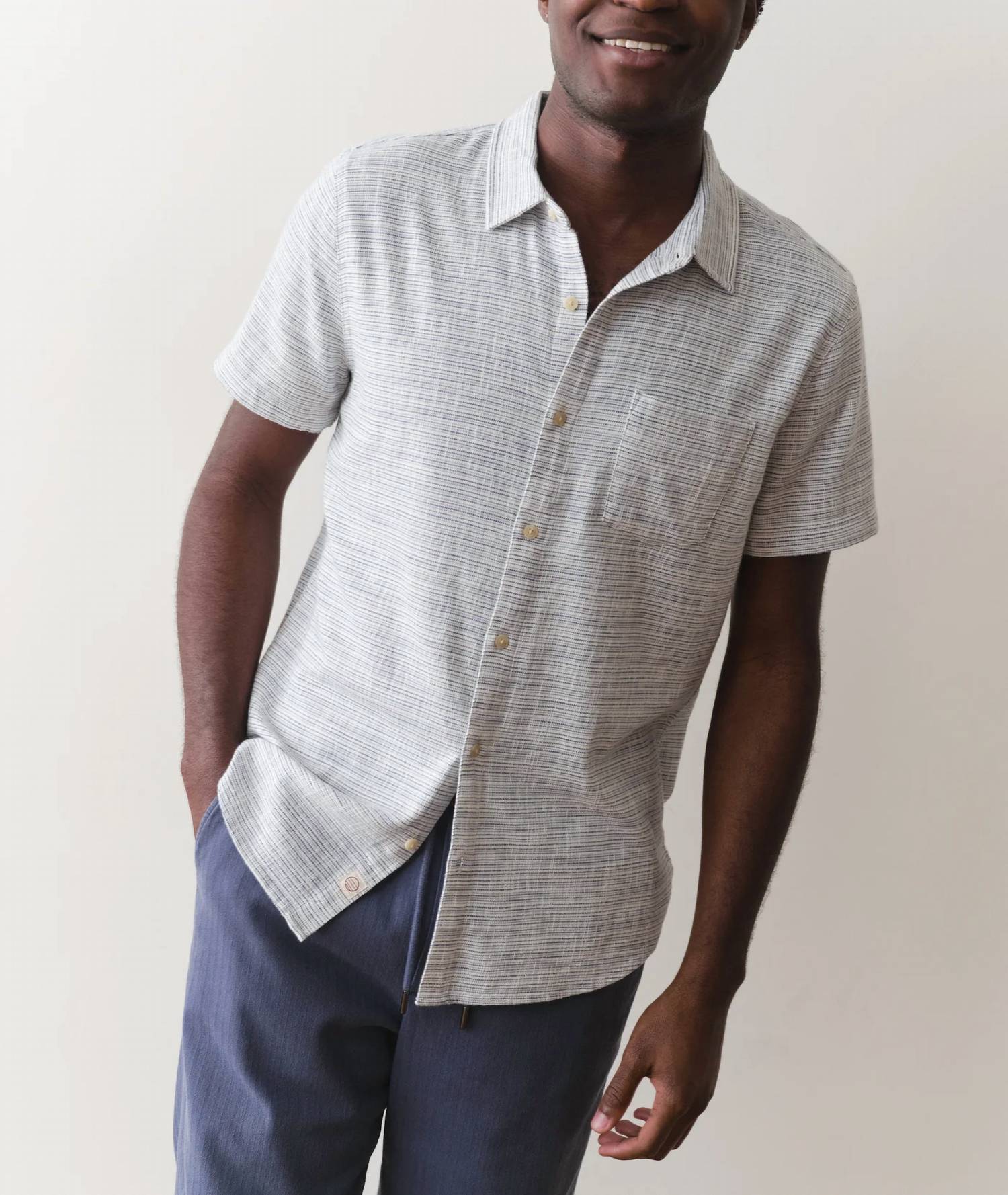 Marine Layer - Men's Short Sleeves Collared Button Down