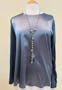 Purotatto - Women's Long Sleeve Silk Top