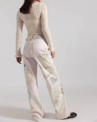 Free People - Tinsley Printed Jeans