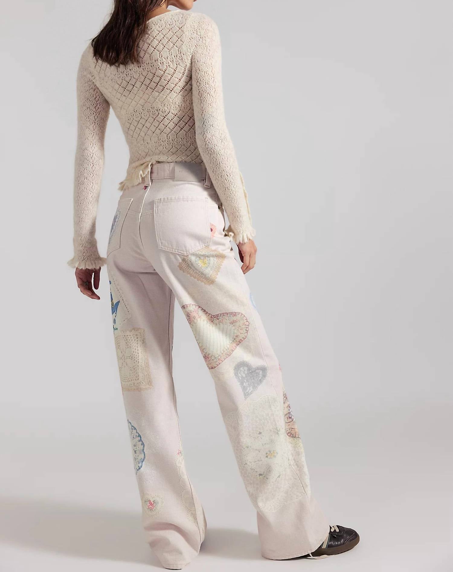 Free People - Tinsley Printed Jeans