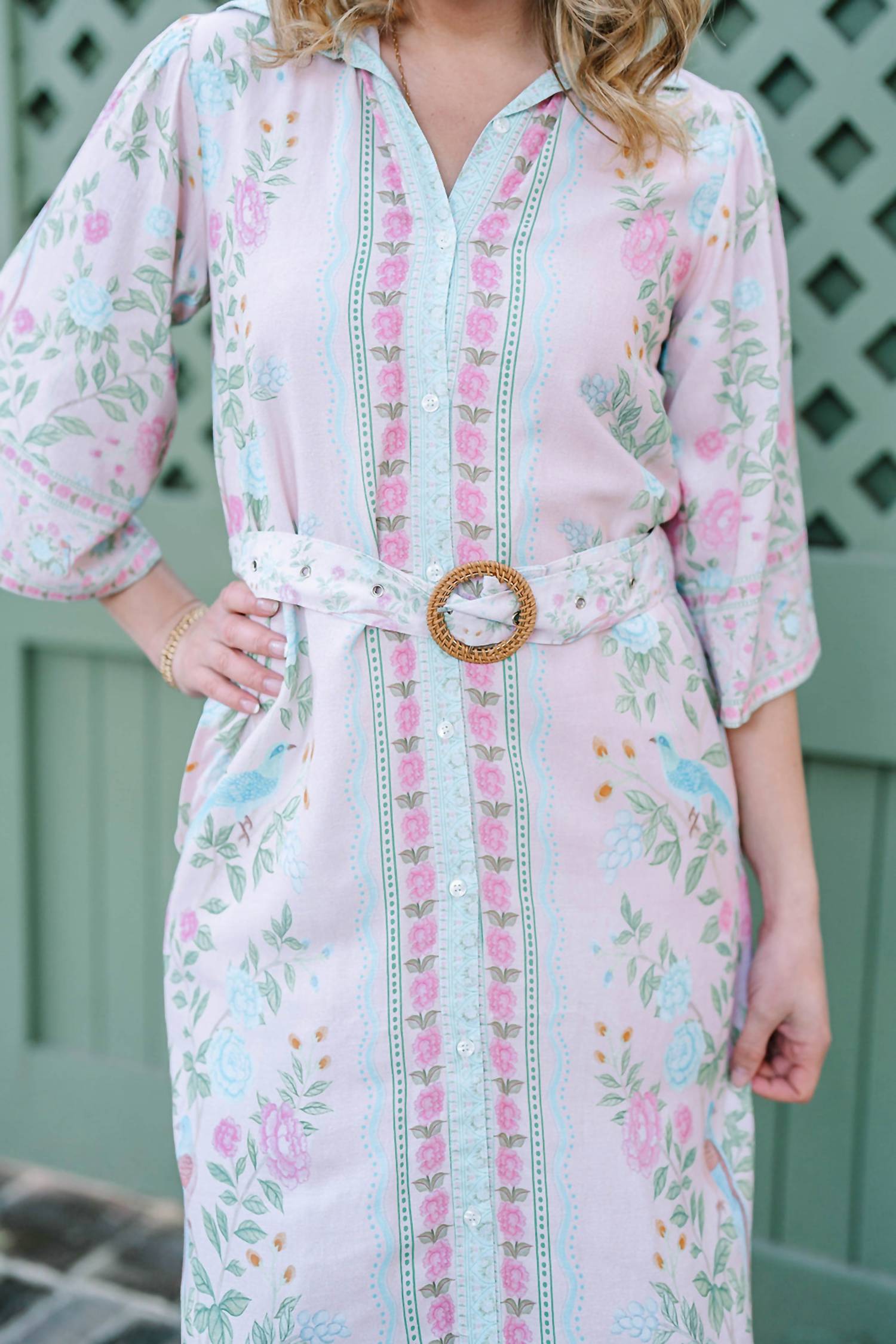 VICTORIA DUNN Mardelle Dress in veranda bloom - women's dress - alternate view
