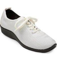 ARCOPEDICO Women's Net 3 Knit Shoes in white - women's flats