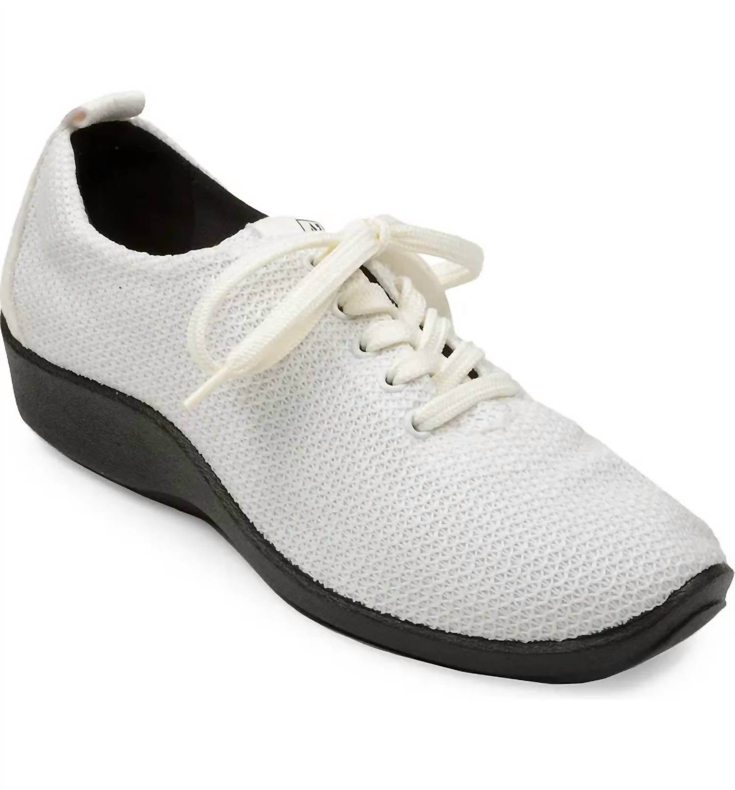 ARCOPEDICO Women's Net 3 Knit Shoes in white - women's flats